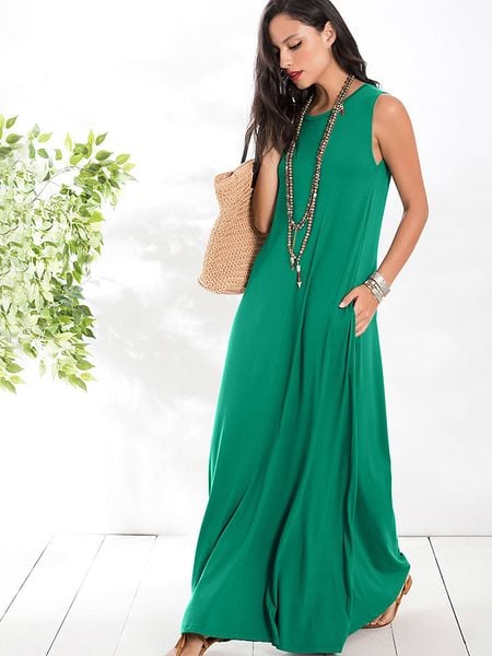 LA Angels Sukienka w kolorze zielonym rozmiar: M. Zielone sukienki damskie LA Angels, bez wzorów, bez ramiączek. Za 126.75 zł.