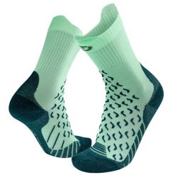 Skarpety trekkingowe kobieta Thermic Outdoor UltraCool Crew Lady wysokosc goleni. Zielone skarpetki damskie THERM-IC, bez wzorów, z elastanu. Za 116.00 zł.