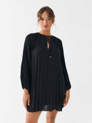 Liu Jo Sukienka codzienna MF3399 T0414 Czarny Relaxed Fit. Czarne sukienki damskie Liu Jo, bez wzorów, z syntetyku, bez ramiączek. Za 1,339.00 zł.