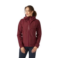 Kurtka przeciwdeszczowa damska Rab Namche GTX Jacket z kapturem. Czarne kurtki damskie RAB, bez wzorów, z kapturem. Za 754.99 zł.
