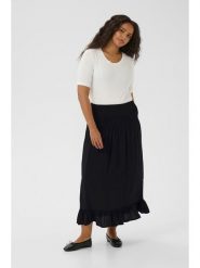 KAFFE curve Spódnica "Bella" w kolorze czarnym rozmiar: M. Czarne spódnice damskie KAFFE curve, na co dzień, m, bez wzorów, z wiskozy, klasyczne, maxi. Za 104.99 zł.