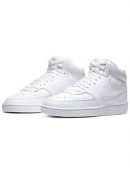 Nike Sportswear Skórzane sneakersy "Court vision" w kolorze białym rozmiar: 38,5. Białe obuwie sportowe damskie Nike Sportswear, bez zapięcia. Za 233.33 zł.