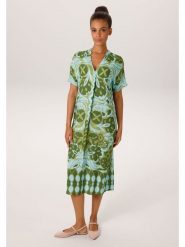 Aniston Sukienka w kolorze turkusowo-zielonym rozmiar: 40. Zielone sukienki damskie Aniston, bez wzorów, z wiskozy, bez ramiączek. Za 170.87 zł.