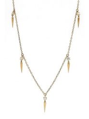 ATELIER DU DIAMANT Złoty naszyjnik "Dilemme" z diamentami rozmiar: onesize. Żółte naszyjniki damskie ATELIER DU DIAMANT, z diamentem, złote. Za 1,905.99 zł.