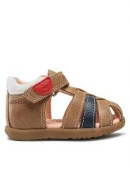 Geox Sandały B S.Macchia B. A B254VA 0CL85 C5102 Brązowy. Brązowe sandały chłopięce Geox, ze skóry, bez zapięcia. Za 149.99 zł.