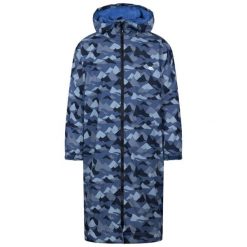 Trespass Hudsan – suchy płaszcz dla dorosłych, niebieski, kamuflaż. Brązowe płaszcze damskie Trespass, na lato, bez wzorów, bez kaptura. Za 521.99 zł.