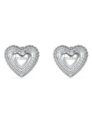 Guess Kolczyki JUBE05 020JW Srebrny. Szare kolczyki damskie Guess, srebrne. Za 219.99 zł.