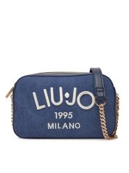 Liu Jo Torebka AA5001 T6948 Granatowy. Niebieskie listonoszki damskie Liu Jo, bez wzorów, z materiału, bez dodatków. Za 339.99 zł.