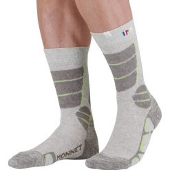 Skarpetki Monnet Lin Haute. Szare skarpetki damskie MONNET, bez wzorów, z bawełny. Za 139.00 zł.