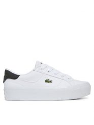 Lacoste Sneakersy 750CFA0034 Biały. Białe obuwie sportowe damskie Lacoste, z materiału, bez zapięcia. Za 309.99 zł.