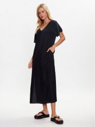 Triumph Sukienka letnia Beach MyWear 10214559 Czarny Regular Fit. Czarne sukienki damskie Triumph, bez wzorów, z lyocellu, bez ramiączek. Za 299.99 zł.