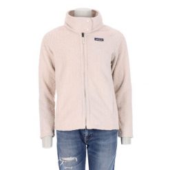 Second life - Kurtka polarowa dla kobiet - Stan bardzo dobry. Białe kurtki damskie Patagonia, bez wzorów, z polaru, bez kaptura. Za 296.06 zł.