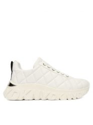 DKNY Sneakersy K4590226 Biały. Białe obuwie sportowe damskie DKNY, ze skóry, bez zapięcia. Za 749.99 zł.