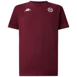 T-shirt Union Bordeaux-Bègles LA84 UBB. Czerwone t-shirty damskie Kappa, bez wzorów, bez kołnierzyka. Za 293.00 zł.