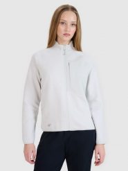 4F Bluza dresowa rozpinana bez kaptura damska - szara L. Szare bluzy damskie 4F, l, bez wzorów, z bawełny, bez kaptura. W wyprzedaży za 139.99 zł.