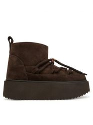 Inuikii Śniegowce Classic Low Platform 1001.006.0012 Brązowy ciemny. Brązowe śniegowce damskie Inuikii, ze skóry. Za 1,159.00 zł.