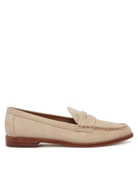 LAUREN RALPH LAUREN Mokasyny Wynnie 802970584001 Beżowy. Brązowe mokasyny damskie Lauren Ralph Lauren, ze skóry, bez obcasa. Za 459.99 zł.