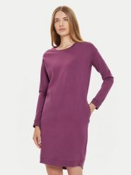 Tatuum Sukienka codzienna Semiraka T2304.196B Fioletowy Loose Fit. Fioletowe sukienki damskie TATUUM, bez wzorów, z wiskozy, bez ramiączek. Za 159.99 zł.
