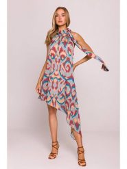 Made of emotion Sukienka ze wzorem rozmiar: S/M. Sukienki damskie Made Of Emotion, bez wzorów, bez ramiączek. Za 215.71 zł.