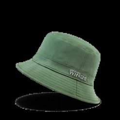 Bucket Hat WINGS UNLEASH bawełniany kapelusz ARMY GREEN. Zielone kapelusze damskie Wings, bez wzorów, z bawełny, eleganckie. Za 49.90 zł.