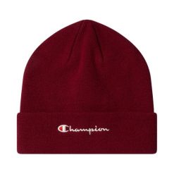 Czapka Champion Beanie Cap 806064. Czerwone czapki damskie Champion, na jesień, bez wzorów. Za 55.99 zł.