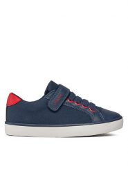 Geox Sneakersy J Gisli Boy J455CB 01054 C0735 S Granatowy. Niebieskie buty sportowe chłopięce Geox, z materiału, bez zapięcia. Za 109.99 zł.