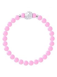 Pearline Bransoletka z akwamarynem rozmiar: onesize. Różowe bransoletki damskie Pearline, srebrne. Za 217.99 zł.