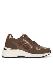 MEXX Sneakersy MI001009043W-01 Brązowy. Brązowe obuwie sportowe damskie Mexx, ze skóry, bez zapięcia. Za 209.99 zł.