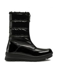 Nelli Blu Śniegowce CS5595-01 Czarny. Czarne kozaki dziewczęce Nelli Blu, bez wzorów, z materiału, bez obcasa, bez zapięcia. Za 159.99 zł.