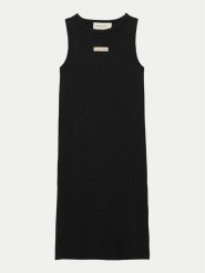 Calvin Klein Jeans Sukienka codzienna IG0IG02906 Czarny Slim Fit. Czarne sukienki dziewczęce Calvin Klein Jeans, bez wzorów, z bawełny, bez ramiączek, proste. Za 159.99 zł.