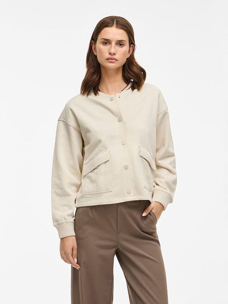 Vila Kurtka "Viodessia" w kolorze kremowym rozmiar: XL. Brązowe kurtki damskie Vila, xl, bez wzorów, bez kaptura. Za 96.14 zł.