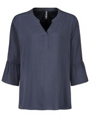Sublevel Bluzka w kolorze granatowym rozmiar: XXL. Niebieskie bluzki damskie Sublevel, xxl, bez wzorów, z wiskozy, bez kołnierzyka, bez ramiączek. Za 66.31 zł.