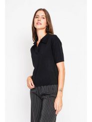 William de Faye Sweter w kolorze czarnym rozmiar: 36. Czarne swetry klasyczne damskie William de Faye, bez kołnierzyka. Za 104.99 zł.