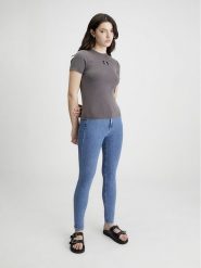 Calvin Klein Dżinsy - Skinny fit - w kolorze błękitnym rozmiar: W28/L32. Niebieskie jeansy damskie Calvin Klein, z podwyższonym stanem. Za 250.95 zł.