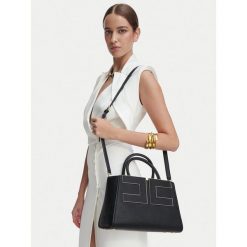 Torebka Elisabetta Franchi. Czarne kuferki damskie Elisabetta Franchi, bez dodatków. Za 1,879.00 zł.