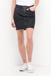 LEE Skirt AV DAMSKA SPÓDNICA JEANSOWA BLACK STONE L38JRGAV 112108233. Czarne spódnice damskie Lee, l, bez wzorów, z jeansu. Za 105.99 zł.
