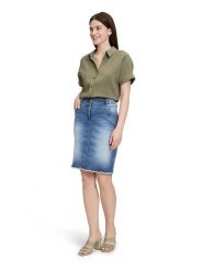 Betty Barclay Bluzka w kolorze khaki rozmiar: 48. Brązowe bluzki damskie Betty Barclay, bez wzorów, bez kołnierzyka, bez ramiączek. Za 75.51 zł.