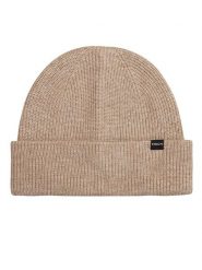 MOSS COPENHAGEN Czapka beanie "Rachelle" w kolorze beżowym rozmiar: onesize. Brązowe czapki damskie Moss Copenhagen, bez wzorów, z materiału. Za 87.95 zł.