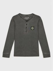 Guess Bluzka L2BI26 RA260 Czarny Regular Fit. Czarne t-shirty i koszulki chłopięce Guess, z aplikacjami, z bawełny, bez kołnierzyka, bez ramiączek. Za 89.99 zł.