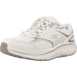 Buty SKECHERS RUN CONSISTENT 2.0 ADVA Biały. Białe obuwie sportowe casual damskie Skechers, ze skóry, bez zapięcia. Za 279.99 zł.