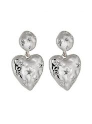 Heliophilia Kolczyki-wkrętki z cyrkoniami rozmiar: onesize. Szare kolczyki damskie Heliophilia, z cyrkonią, metalowe. Za 34.99 zł.