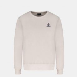 Bluza damska Le Coq Sportif Contemporain N°1. Brązowe bluzy damskie le coq sportif, bez wzorów, bez kaptura. W wyprzedaży za 195.00 zł.
