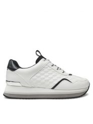 MICHAEL Michael Kors Sneakersy Raina Tainer 43T4RNFSBL Biały. Białe obuwie sportowe damskie MICHAEL Michael Kors, ze skóry, bez zapięcia. Za 439.99 zł.