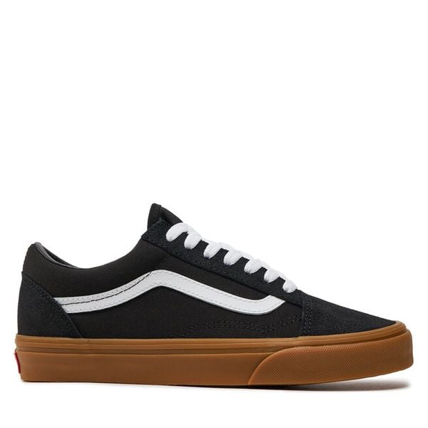 Tenisówki Vans. Czarne trampki damskie Vans, bez wzorów, bez zapięcia. Za 239.99 zł.