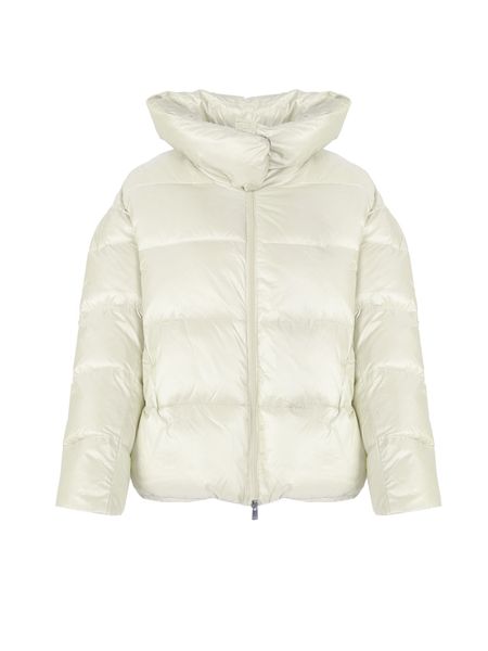 Pinko Kurtka "Giza" | 1G16CJ Y762 | Kobieta | Biały. Białe kurtki damskie Pinko, bez wzorów, z poliamidu, z kapturem. W wyprzedaży za 849.00 zł.