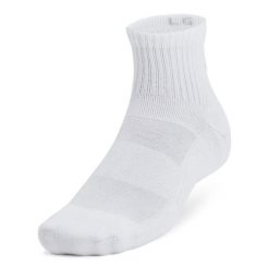 Under Armour UNISEX UA TC 3PK QTR Skarpety uniseks. Białe skarpetki damskie Under Armour, bez wzorów. Za 54.99 zł.