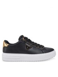 Guess Sneakersy FLJD12 LEA12 Czarny. Czarne obuwie sportowe damskie Guess, ze skóry, bez zapięcia. Za 359.99 zł.