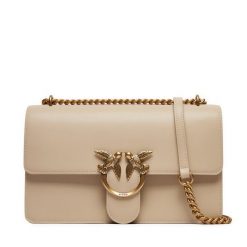 Torebka PINKO. Brązowe torebki wieczorowe damskie Pinko, bez wzorów, bez dodatków. Za 1,379.00 zł.