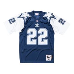 Koszulka Nfl Dallas Cowboys Emmitt Smith. Niebieskie koszulki damskie Mitchell & Ness, bez wzorów, bez kołnierzyka, bez ramiączek. Za 1,194.50 zł.