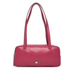 Torebka Tommy Jeans. Czerwone torebki klasyczne damskie Tommy Jeans, z jeansu, bez dodatków. Za 529.99 zł.